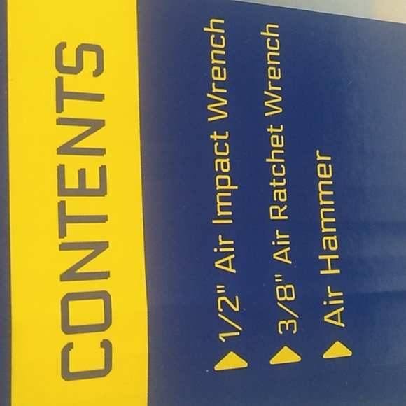 New Good Year 50-PC Air Tool Kit Pro Performance (Handle On Case Is Broken) - Picture 4 of 11